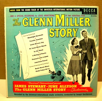 The Glenn Miller Story Vinyl LP, Movie Soundtrack Music, Decca 1950s — 第 1/4 张图片