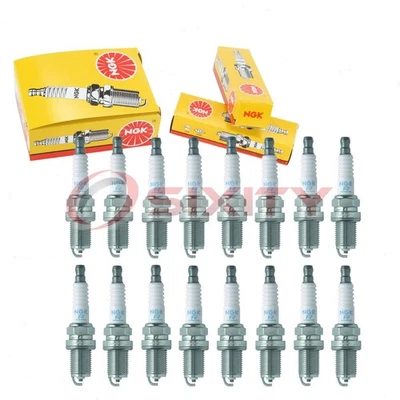 16 pcs NGK Standard Spark Plugs for 2000-2002 Mercedes-Benz S430 4.3L V8 - dx - Image 1 of 4