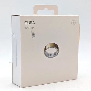 Oura Ring 4 Smart Ring Activity Tracker - Gold US Size 7 - (JZ90-54216-07) - Picture 1 of 8