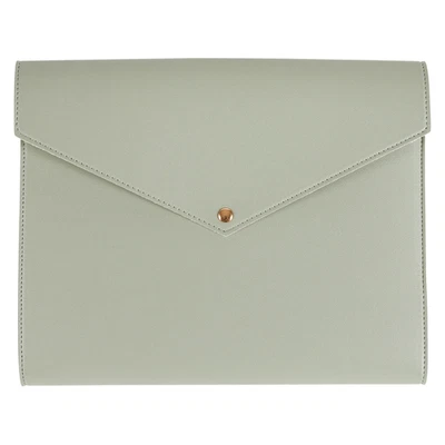 XO, Sienna Vegan Leather Tablet Case + Organizer - Sage Green - 11” x 9” - Image 1 of 4