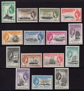 F.I. DEPENDENCIES 1954-62 PICTORIAL SET, FINE MINT, CAT. £225 - Picture 1 of 2