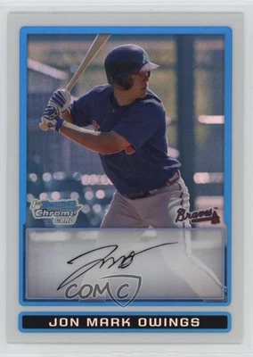 2009 Bowman Chrome Prospects Refractor /599 Jon Owings Jon Mark Owings #BCP47 - Image 1 of 2