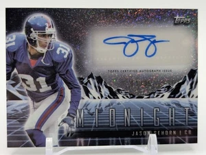 2024 Topps Midnight Jason Sehorn Horizon Winter Signature Card 1/35 - Bild 1 von 5