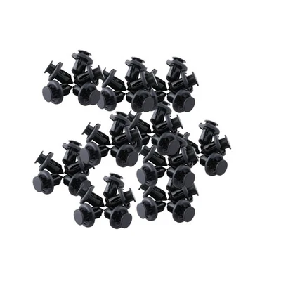 50Pcs 91503-SZ3-003 Black Bumper Push-Type Retainer Clip For Honda Civic 2007-11 - Image 1 of 4
