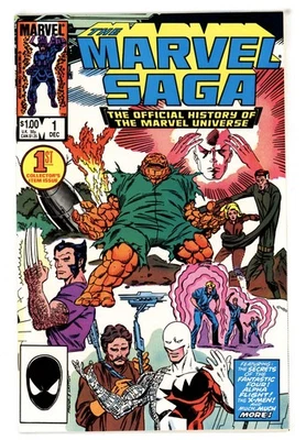 Marvel Saga #1 NM 9.4 1985  Ron Frenz Cover - Image 1 of 2
