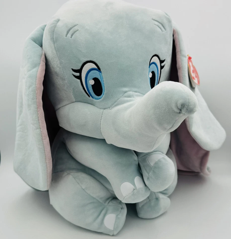 Ty Beanie Buddies Sparkle Disney Dumbo The Elephant Large 16" Plush MWMT
