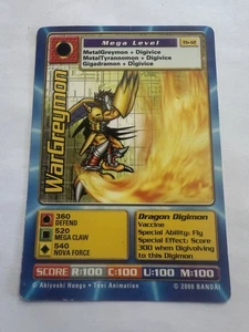 Digimon Digi-Battle - Wargreymon Tb-12 - Taco Bell Promo -Bandai 2000 MP - Picture 1 of 8