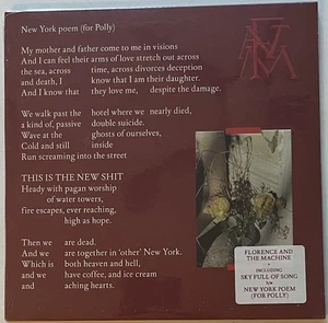 FLORENCE AND THE MACHINE - SKY FULL OF SONG - RSD 2018 EU,UK,US VS 2164 Sealed - Picture 1 of 2