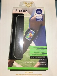 Belkin Sport-fit Plus Armband For Samsung Galaxy S4/S5 - Picture 1 of 2