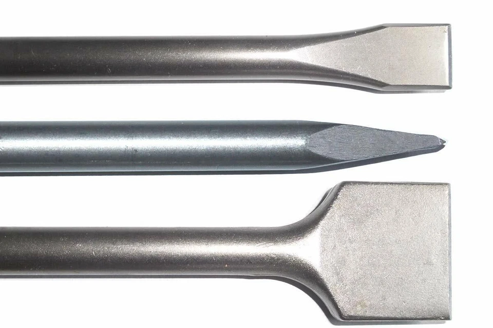 CT&T INDUSTRIE SDS PLUS Meißelset in Länge 300 mm oder 600 mm Spitzmeißel Spatmeißel