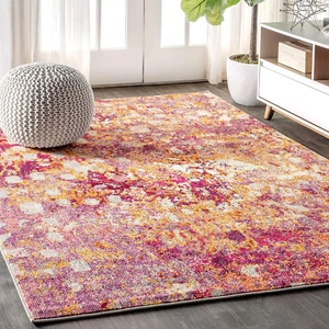 CTP108C-3 Contemporary POP Modern Abstract Indoor Area -Rug Bohemian Easy -Clean - Picture 1 of 7