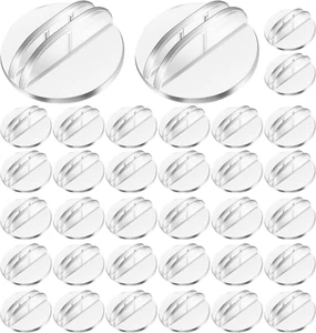 100 Pcs Card Stands Translucent Plastic Card Holders Game Stands Paper Miniature - Picture 1 of 12