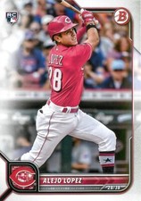 Alejo Lopez RC 2022 Topps Bowman Baseball MLB Rookie Card #93 Cincinnati Reds