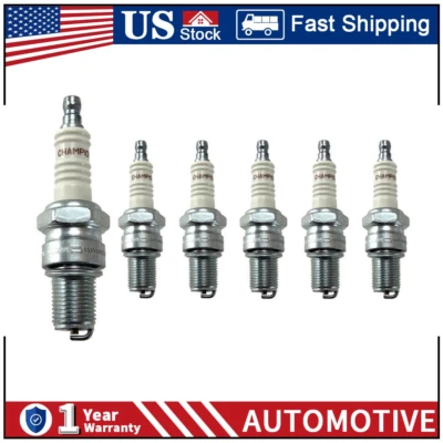 Champion Spark Plug  6x Spark Plug For Chevrolet Corvair 1961-1966 PZ - Image 1 of 3