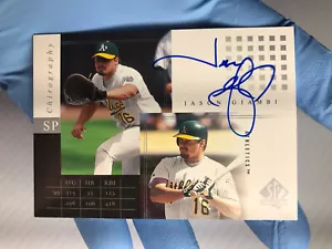 2000 Upper Deck SP Jason Giambi #JG ON CARD Autograph (RIP ❤️Jeremy Giambi ) - Picture 1 of 3