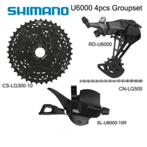 Shimano CUES U6000 10 Speed Groupset Cassette Shifter Rear Derailleur Chain - Picture 1 of 3