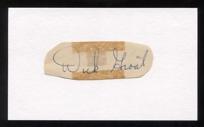 Dick Groat Signed Cut Autographed Index Card Circa 1962 Baseball Signature - Image 1 of 2