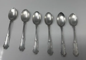 Michelangelo Clementi 800 Italy Silver Demetasse Spoons Set Of 6 94.92 Grams - Picture 1 of 16