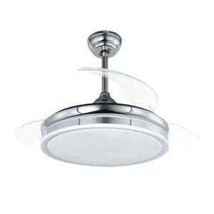 Bella Depot BD4252-C 42 in. LED Chrome Retractable Ceiling Fan/Light/Remote - Picture 1 of 1