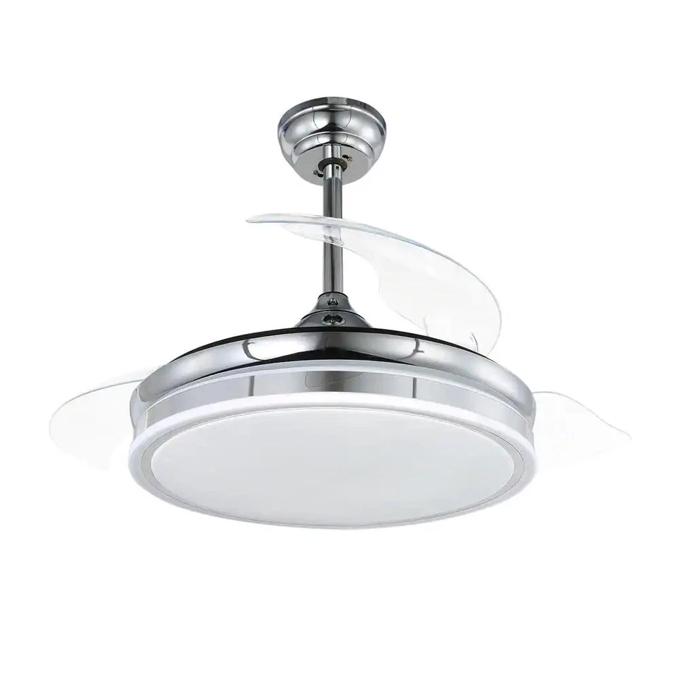 ​Bella Depot BD4252-C 42 in. LED Chrome Retractable Ceiling Fan/Light/Remote - Image 1 of 1