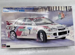 HASEGAWA 1:24 Mitsubishi Lancer GSR Evolution III 1996 Swedish rally winner kit - Picture 1 of 2