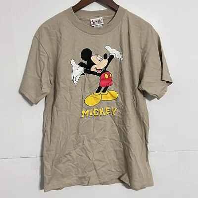 Vintage Disney Boys T-Shirt Size XL 18-20 Mens Size S-M Mickey Mouse Pre-shrunk - Image 1 of 4