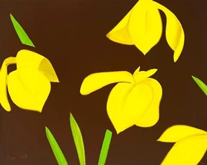 ALEX KATZ 'Yellow Flags' 2023 SIGNED Archival Pigment Ink Print Ltd. Ed. 24"x30" - Picture 1 of 13