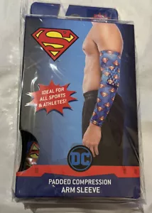 DC Comics Superman Sports Padded Compression Arm Sleeve - Medium - Picture 1 of 3