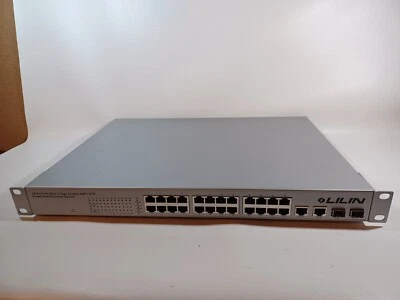 Lilin 24 Port 10/100 + 2 Giga Combo SFP / UTP POE Switch PMH-POE24390WAT - Image 1 of 4