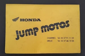 Ancien Etui à Carte Grise Honda Jaune Hornet Jump Motos Pochette Porte Documents - Foto 1 di 3