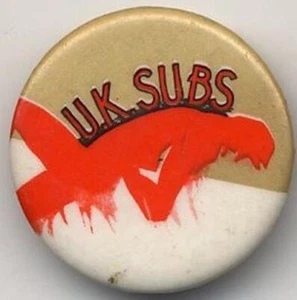 U.K. Subs Badge Button #2BASEDBASED - Picture 1 of 1