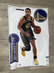 Authentic Golden State Warriors Stephen Curry Fathead Decals 22x50 - Picture 1 of 2