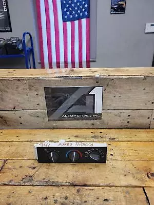 01-07 CHEVY EXPRESS 1500 2500 3500 CONTROL DE CALEFACCIÓN DE AIRE ACONDICIONADO DE TEMPERATURA SIN DESCONGELACIÓN TRASERA Foto 1 de 4