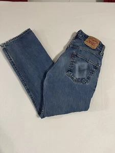 Levi 501 XX USA Vintage 70s/80s Men’s 33 x 32 Blue Straight Leg Button Fly - Picture 1 of 13
