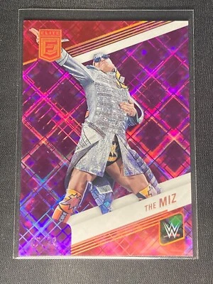 2023 Donruss Elite WWE The Miz Purple Parallel 27/99 - Image 1 of 2