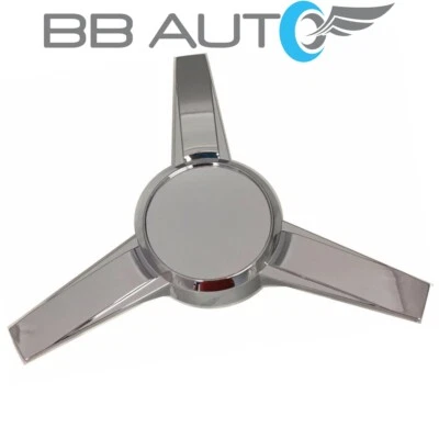 NEW for 2005-2009 FORD MUSTANG 3-Bar Spinner Chrome Wheel Center Cap Hub Cover - Image 1 of 3