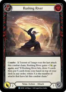 Rushing River (Yellow) Rare Crucible Of War CRU061 Flesh And Blood Tcg Mint... - Picture 1 of 1