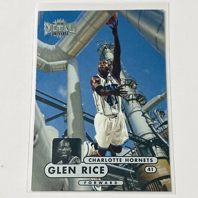 1997-98 Metal Universe Glen Rice Charlotte Hornets - Image 1 of 2