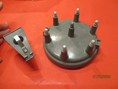 FORD F100-F150-F250-F350-BRONCO-E100-E350-6 CL-1974-86 -КРЫШКА РАСПРЕДЕЛИТЕЛЯ И РОТОР - Изображение 1 из 2