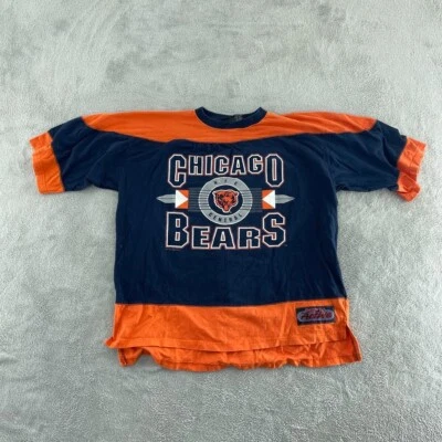 Camiseta De Colección Chicago Bears 96' Manga Corta Para Hombre L Azul Naranja 3857 Foto 1 de 4