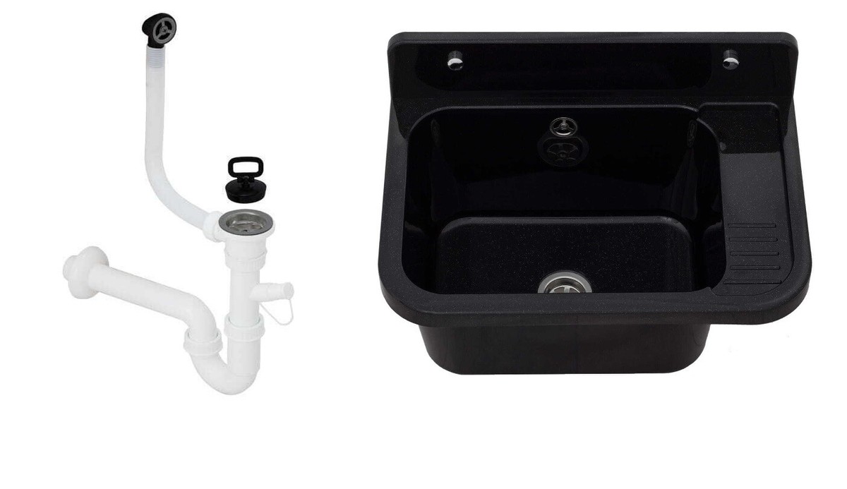 KOMBIUDA Kunststoff Waschbecken 30x28cm - Doppelgriff Waschschüssel Für Küche & Bad