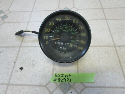 Velocímetro de moto de nieve Kawasaki Intruder 440 F/C calibre MPH de colección 80 Foto 1 de 4