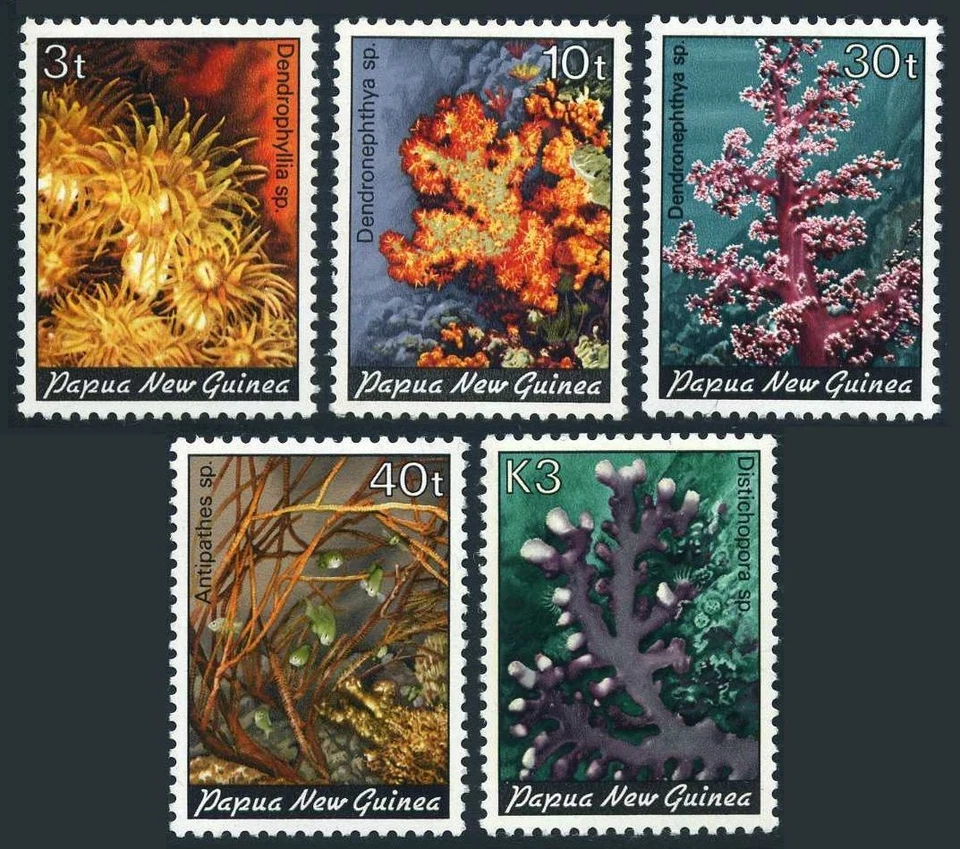 Papua New Guinea 575-579, MNH. Corals - 1983 (1). - Image 1 of 1