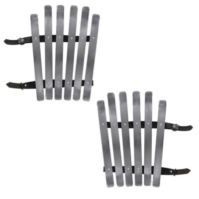 Средневековые рыцари шинированные 16 калибр стальные доспехи для ног викингов гривы набор ручной ковки - Изображение 1 из 4