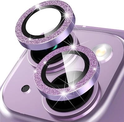 For Apple iPhone 13/ 13 Pro /13 Pro Max Bling Mental Camera Lens Glass Protector - Image 1 of 4
