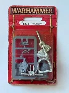 Orcs & Goblins: Orc Boar Boy Standard Warhammer The Old World OOP Metal Blister - Picture 1 of 1
