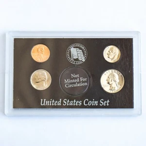 1987 - US Mint Set in Acrylic Case - Circulated  Twenty Five Years US Coins - Picture 1 of 4