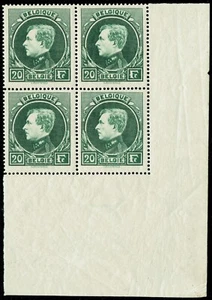 [st4069] BELGIUM 1930 Scott#213 COB#290A MNH Block of 4 cv:$2000 Mechelen issue - Picture 1 of 2