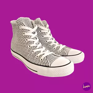 Camisas altas CONVERSE para mujer Chuck Taylor All Star, tweed raro, blancas, Reino Unido 6/UE 39 - Imagen 1 de 6