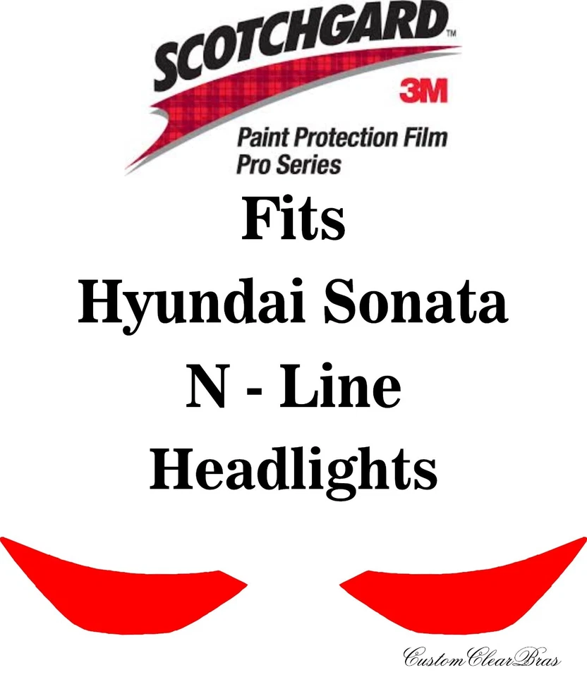 Película de protección de pintura 3M serie Pro para Hyundai Sonata N-Line 2021 2022 2023 Foto 1 de 3